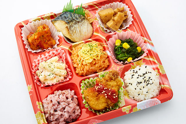 三色ご飯のにぎわい膳