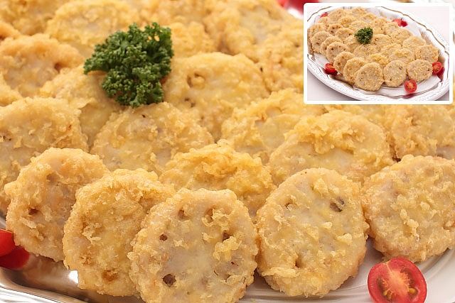 蓮根の挟み揚げ