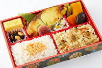 西京焼と二色ごはん弁当(あさり炊込みごはん)