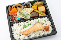 胚芽米ごはんと銀鮭塩焼き弁当