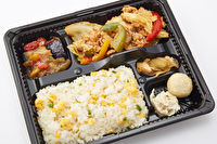 大満足!ダブル中華弁当