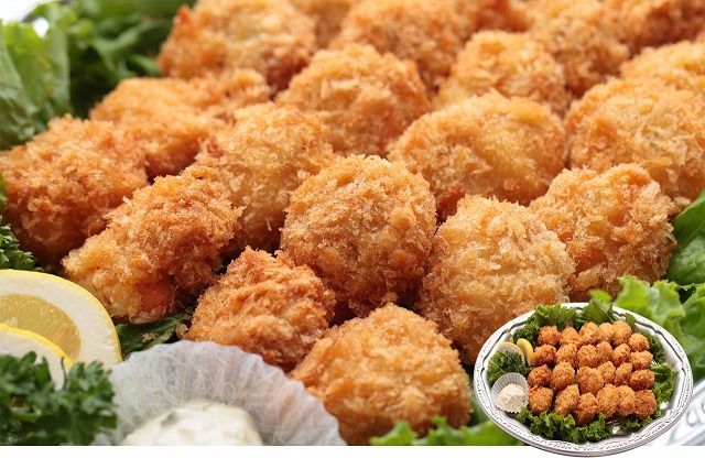 帆立貝のフライ
