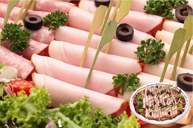 ハム類の野菜スティック巻き